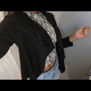 Super cute black cardigan/jacket